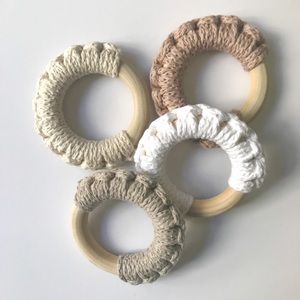 Macrame Baby Teether- The Kotah Bear